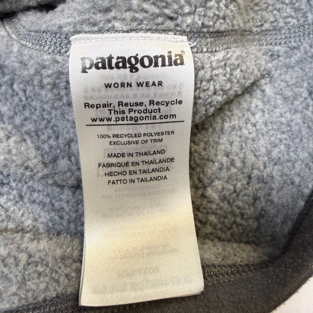 Patagonia Men’s Better Sweater 1/4 Zip Large Stone Heather EUC - Picture 5 of 9